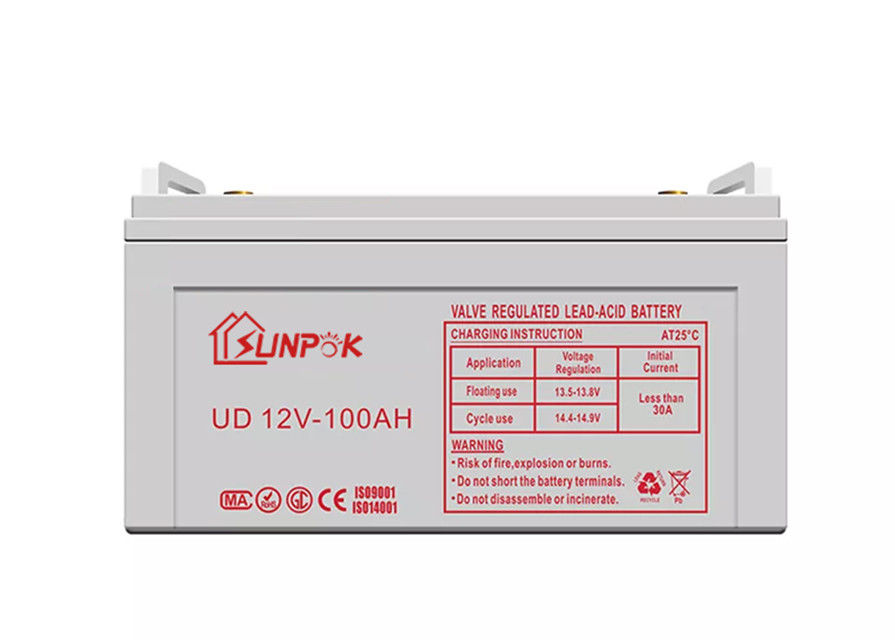 UN38.3 tiefe Gel-Batterie 100ah 200ah des Zyklus-12V für Energie-Speicher RV-Boots-elektrischen Gabelstapler