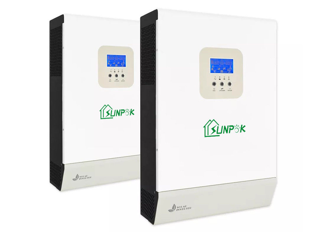 Lcd-Anzeige weg dem einphasigen von des Gitter-Inverter-5kw 3kw 230V für Solarenergie