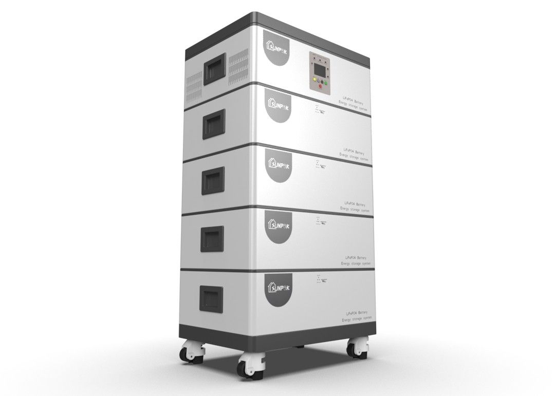 Gestapelte Energie-Solarstromspeicherung LiFeP04-Batterie Intelligente Hochspannung für EU-Lager