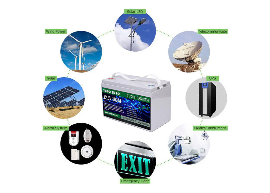 Leben Ion Deep Cycle Batterys 12v 24V 100ah 200ah des Lithium-LiFePo4 langes Agm-Gel-Batterien