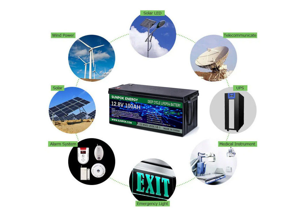 Sicheres 24v 48v 100ah Lithium Ion Battery der tiefen des Zyklus-länger Lebensdauer-Golfmobil-Lifepo4