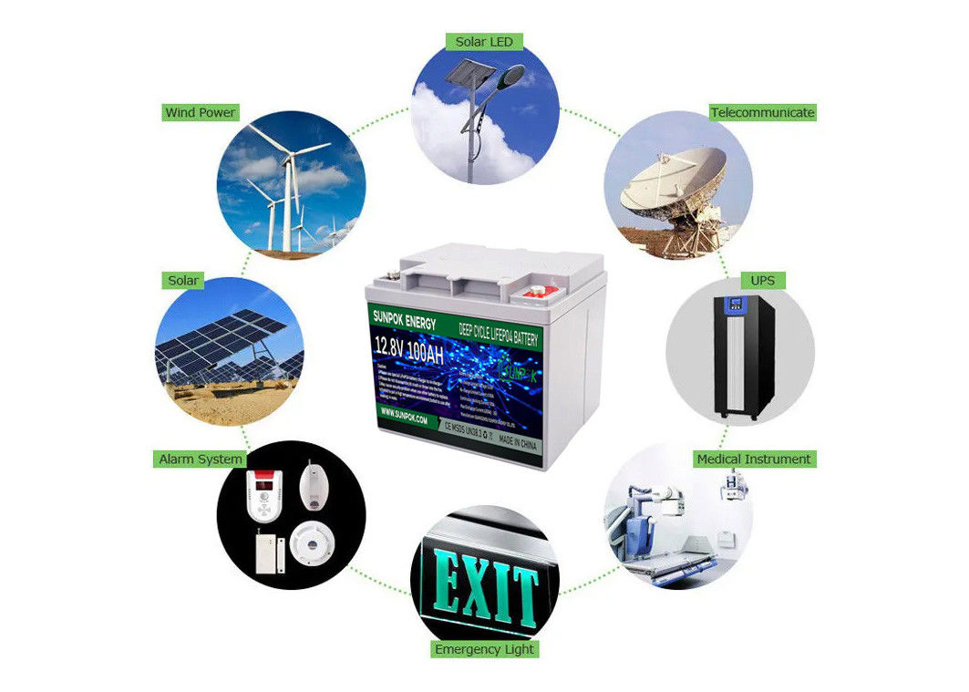 AGMs tiefe tiefe Zyklus-Batterie der Zyklus-Batterie-12v 24v 50ah 100ah 150ah 200ah LiFePO4