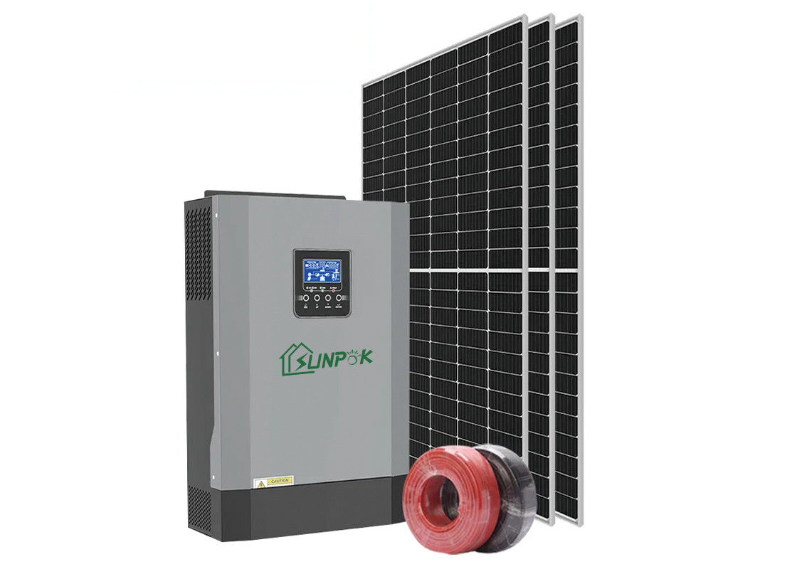 Lcd-Anzeigen-reine Sinus-Welle weg vom Gitter-Inverter 48v 6kva 6000es mit Übergangsschalter