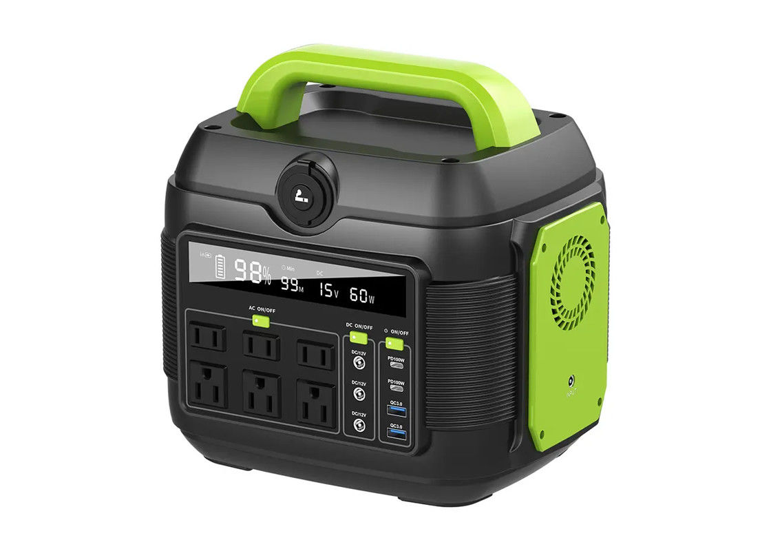 Tragbare Lithium-Batterie der Stations-Energie-Bank-600w mit Wechselstrom-DC-Art c-PD-Solargenerator