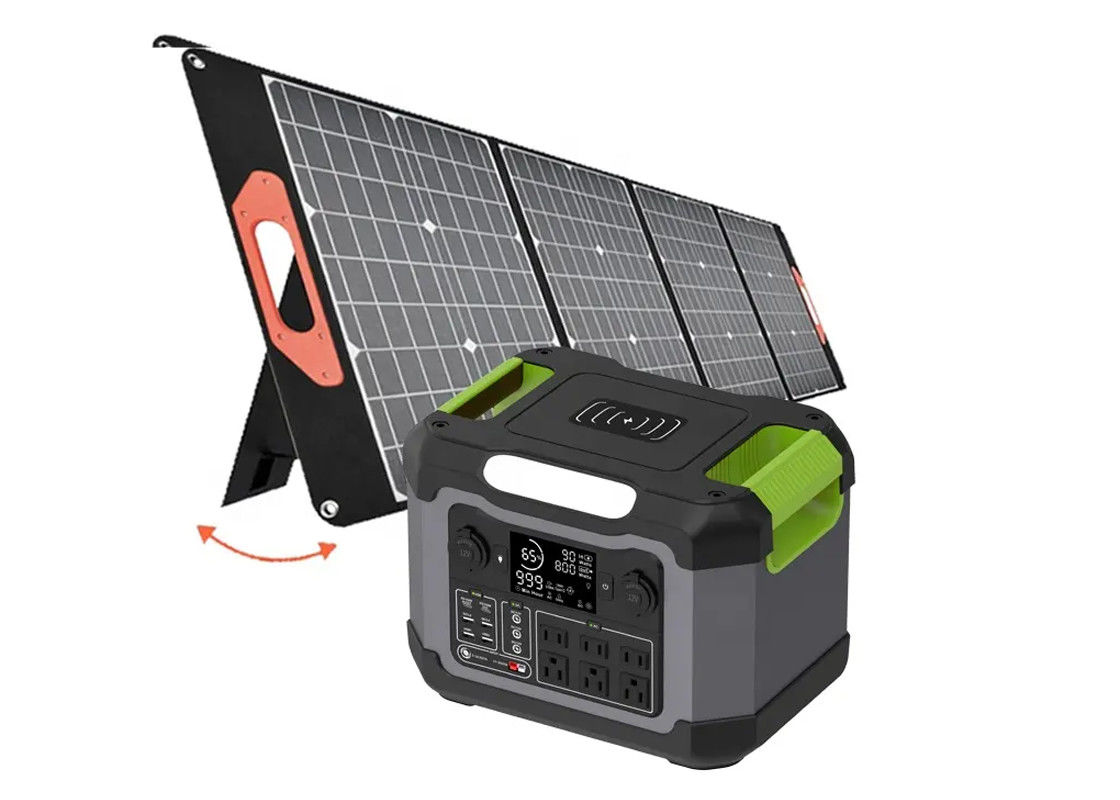 Kampierendes Solargenerator-aufladendes tragbares Solarkraftwerk 1200W 500w im Freien