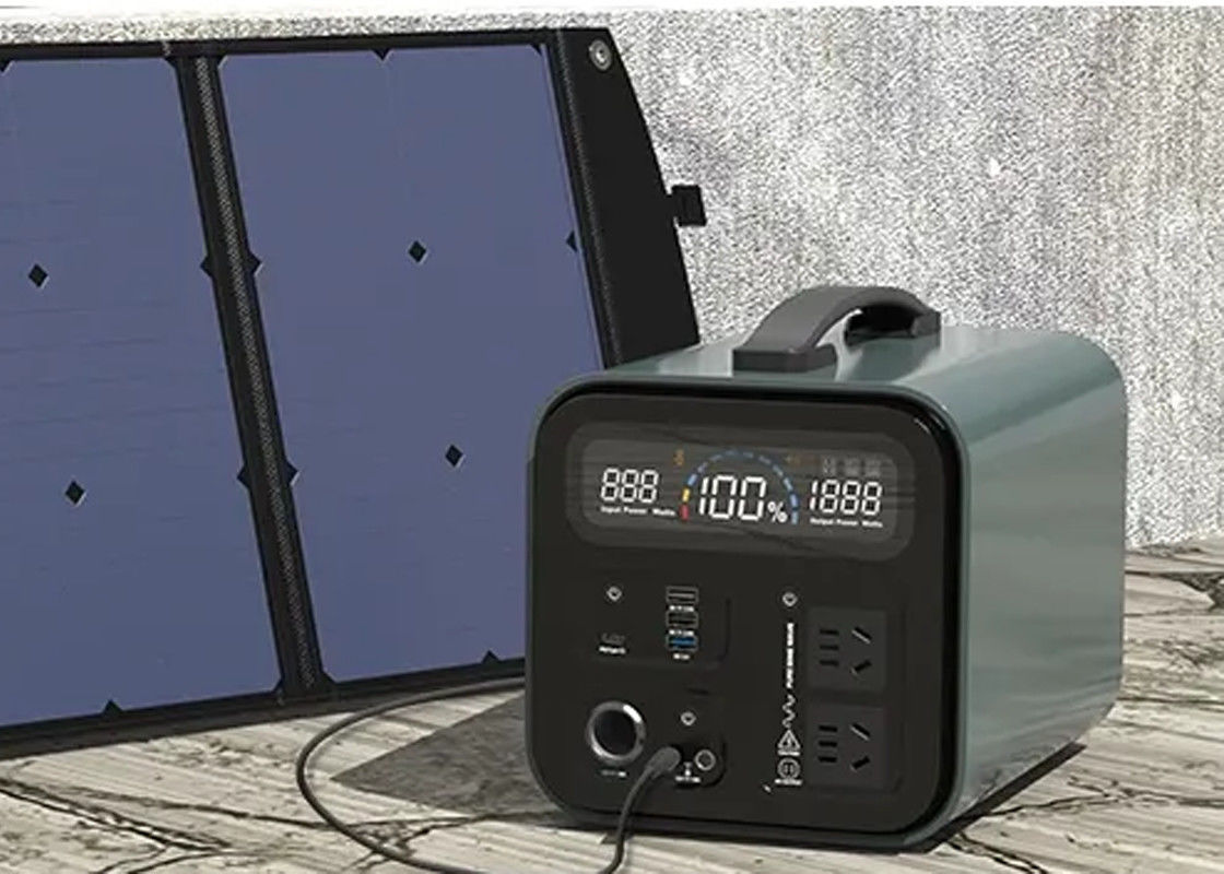 Lithium-Batterie-Bank-tragbare Kraftwerk-Schnelladungs-Unterstützung DC-Wechselstroms 500W 600w 1000W