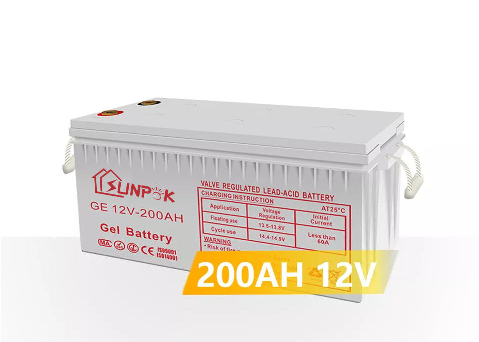Gel-Batterie 12V 50Ah 100Ah 150Ah: Genießen Sie optimalen Solarenergie-Speicher mit Sunpok