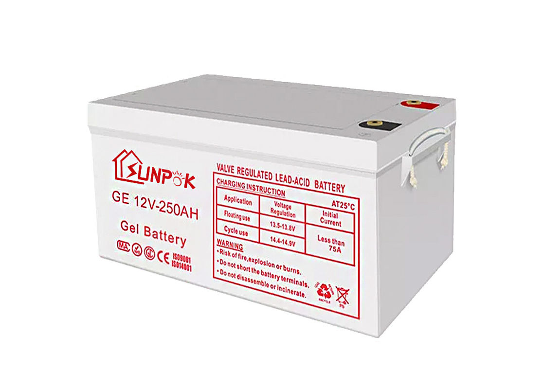 Tiefe Zyklus Agm-Gel-Batterien versiegelten wieder aufladbare Gel-Batterie der Bleisäure-12v 200ah 250ah