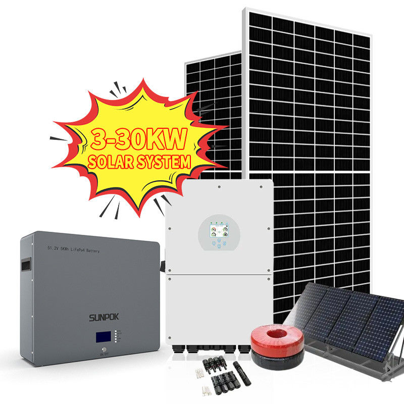Weg kompletter Entwurfs-hybriden dem Sonnenkollektor von des Gitter-Solarenergie-Energie-System-5kv 3kva 5kw 8kw