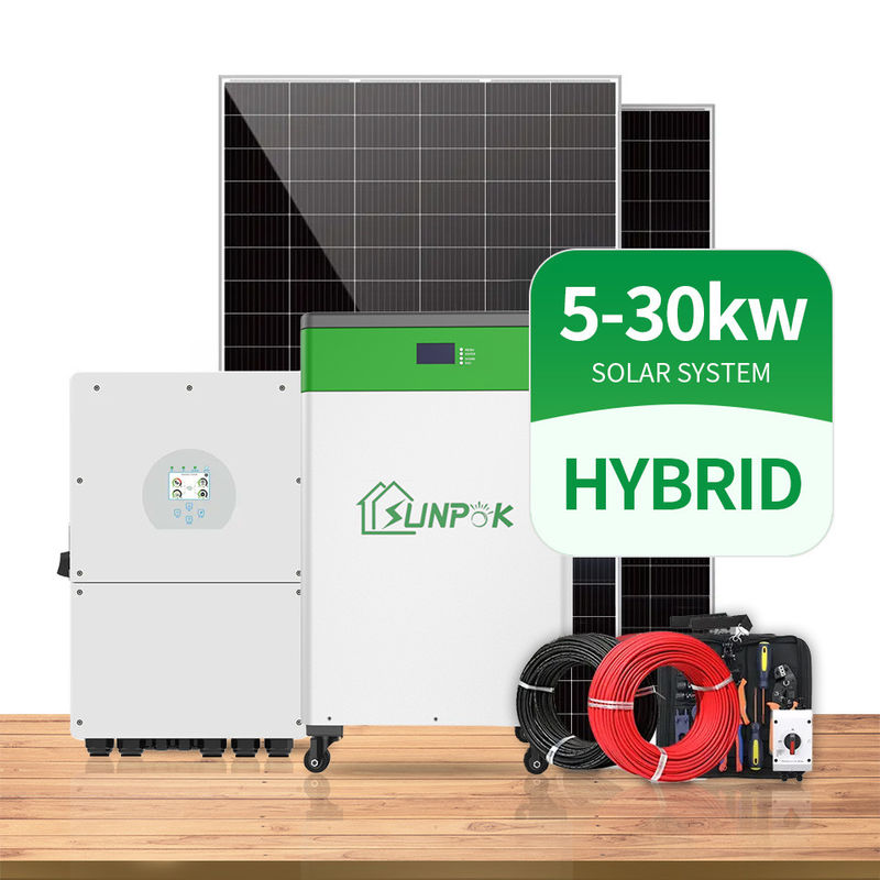 Sonnensystemganzer satz 5000 W 10Kw 15Kw 20KW an weg vom Gitter-Sonnensystem