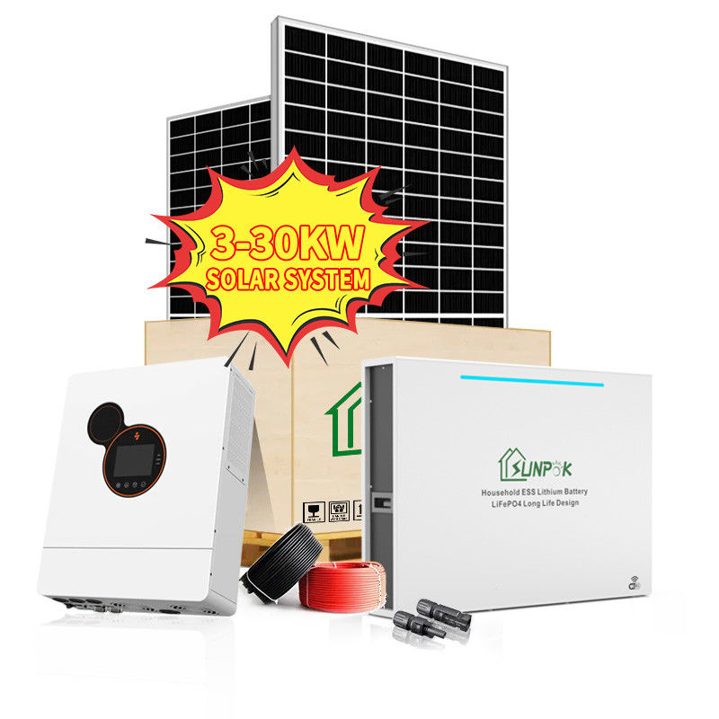 3 hybrides Sonnensystem Kit Complete Solar Energy System der Phasen-5Kw 8Kw 10Kw 48V