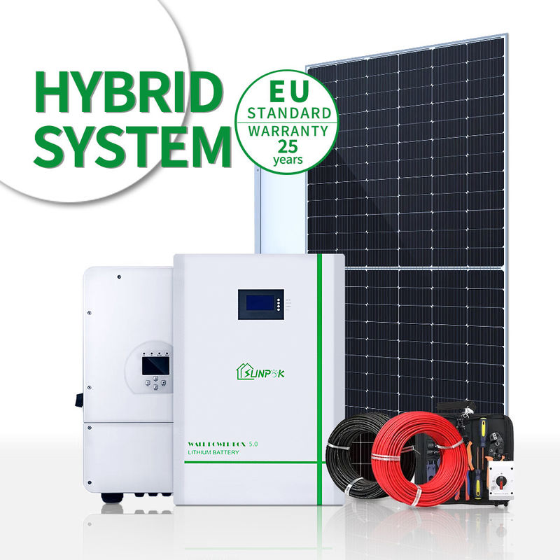 Sunpok Haus-Solarsystem 10 kW 30 kW 50 kW 90 kW Heim-Solarpanel-Systeme inländische Solarstromsysteme