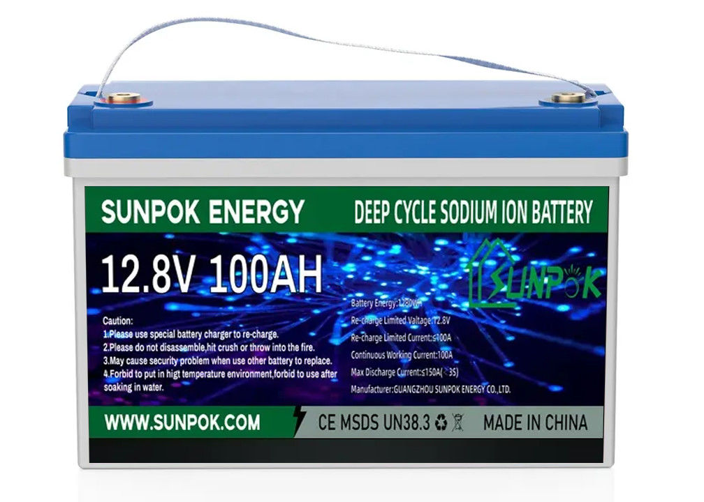 Sunpok Lithium-Batterien zu verkaufen 100 Ah 200 Ah 300 Ah 12 V Lipo-Lithium-Batterielebensdauer