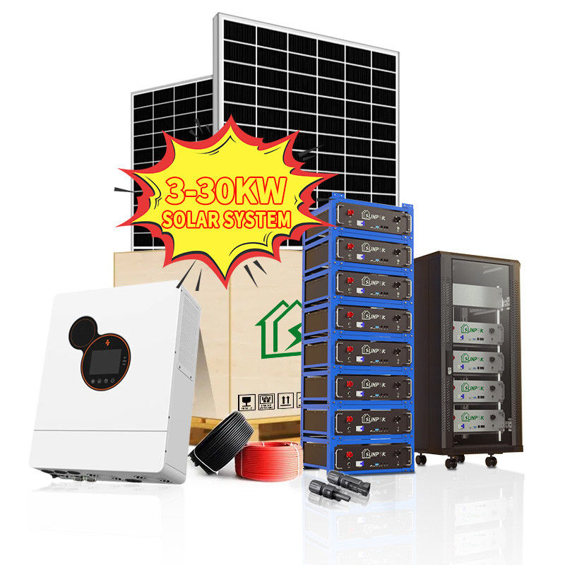Solarinverter-Hybridsystem PERC Residential Solar Power Systems 20Kw 30Kw 50Kw 100Kw 150Kw