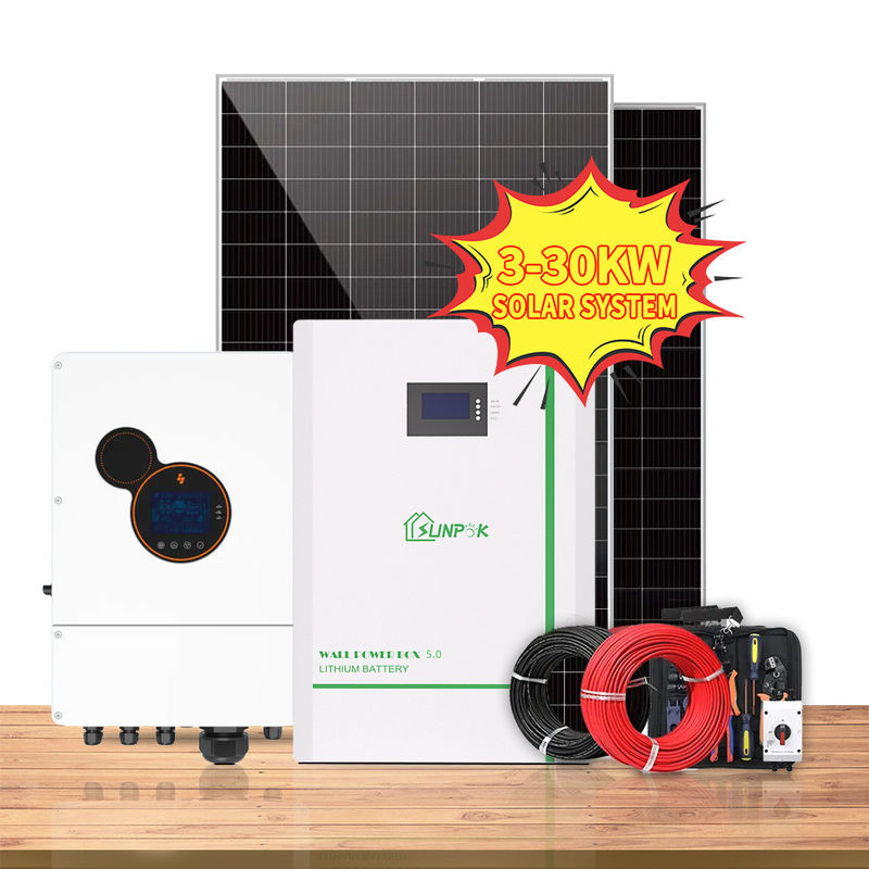 Bleisäure komplett weg hybriden dem Inverter von des Gitter-Sonnensystem-5KW 6KW 8KW 10KW für Haus
