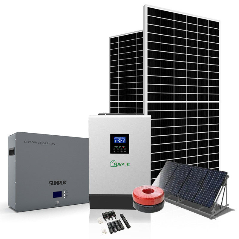 MSDS-Solarenergie-Batterie-Speicher-System 3kw 5kw 6kw 8kw 10kw 24v weg vom Gitter-Sonnensystem