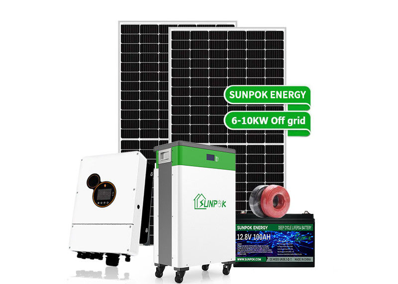 Off-Grid Dünnschicht-Solarpaneele für Zuhause 200ah 300ah Einstellbares Montage-System für Solarpaneele