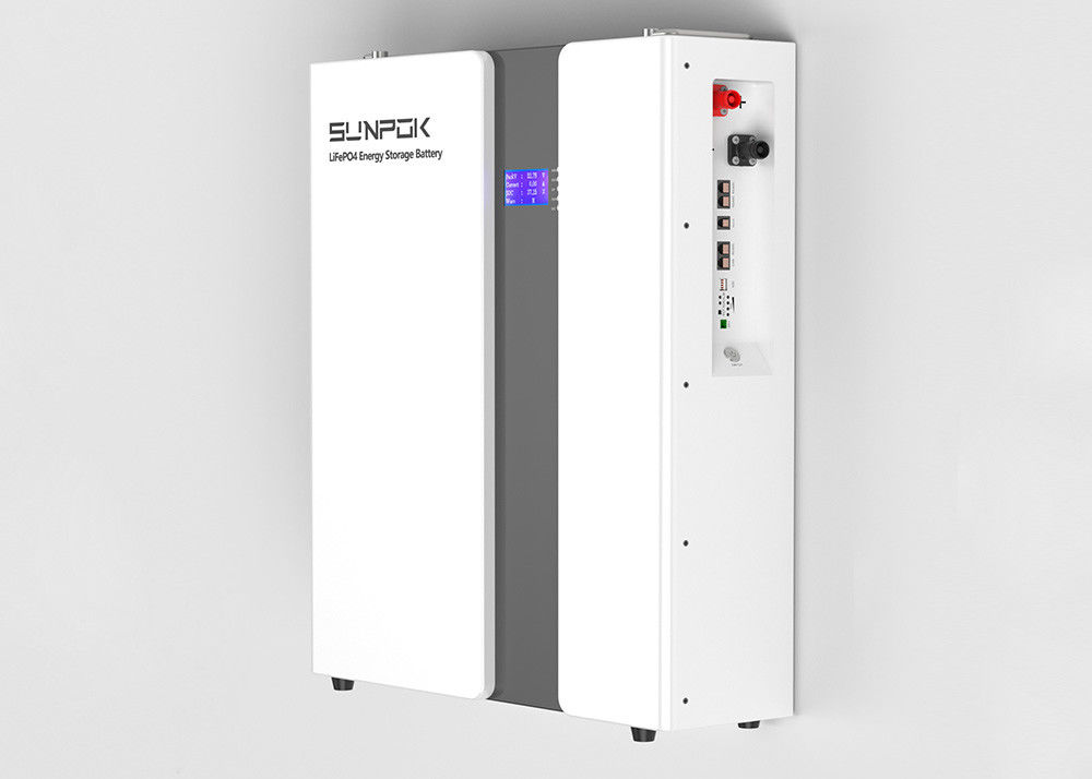 Weiße Heimat-Stromspeichersysteme 48V 100Ah 200Ah 5kwh 10kwh 20kwh Li-Ionen-Batteriebank