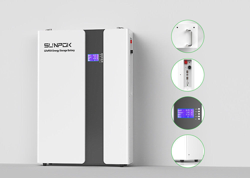 Umweltfreundliche Lithium-Ionen-Batterie für den Zyklus 44-56Vdc Betriebsspannung