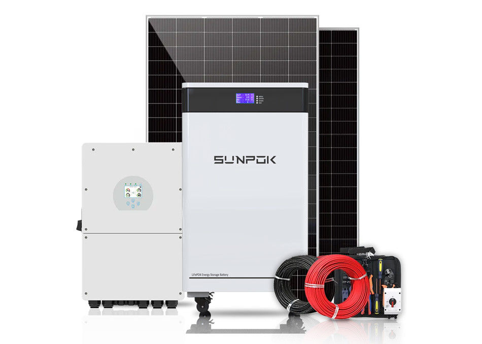 230V 3Kw 5Kw 8Kw 10Kw Hybrid-Solar-System-Kit für Zuhause und Unternehmen