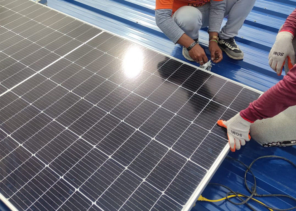 EU US 50kw Hybrid Solarenergiesysteme 10kw 15kw für Haus 20kw 30kw Industrie-Solarsystem