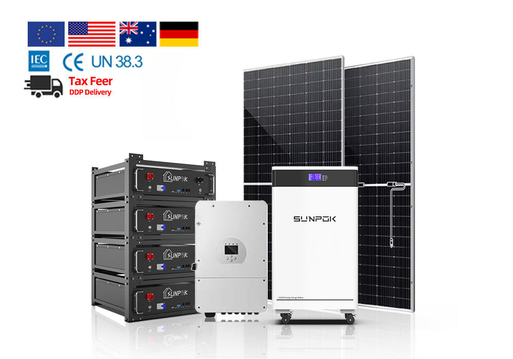 Vollständiges Solarsystem für Zuhause 1 Kw 2 Kw 3kw 5kw 5kva Hybrid-Solarsystem