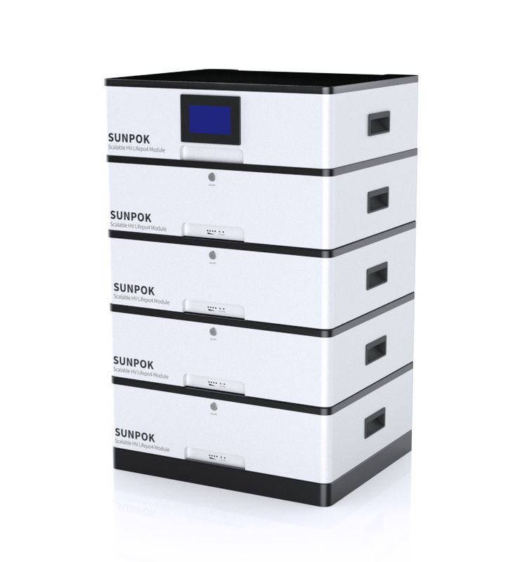 Hochspannungstapelle 5kwh/10kwh/20kwh Ess Split-Typ mit Off-Grid-System