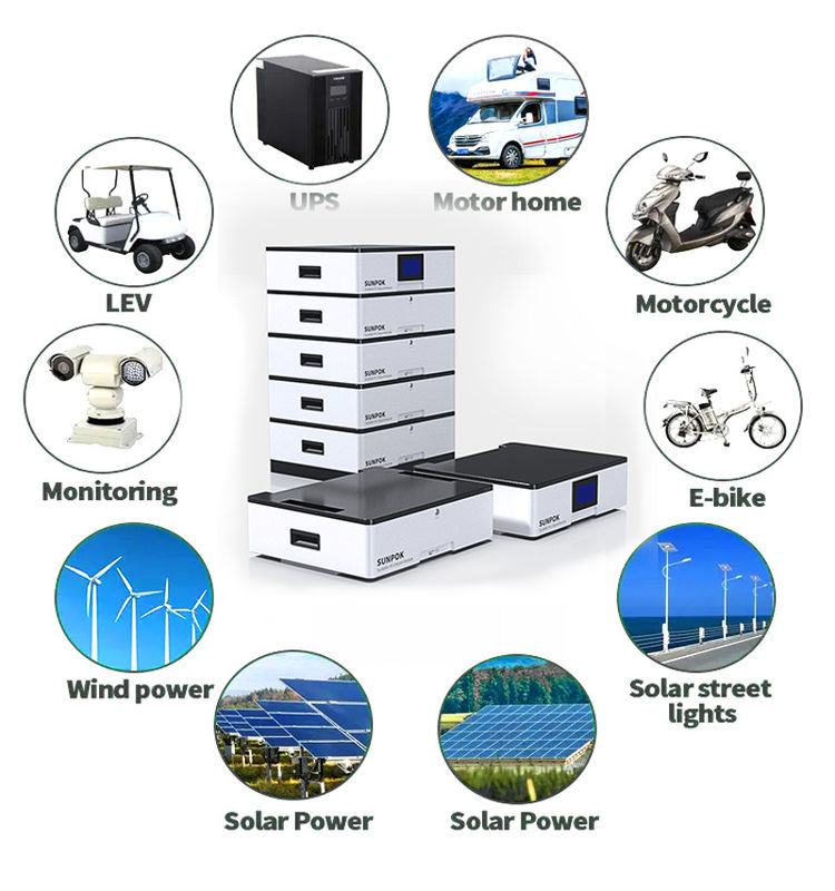 Hochspannungstapelle 5kwh/10kwh/20kwh Ess Split-Typ mit Off-Grid-System