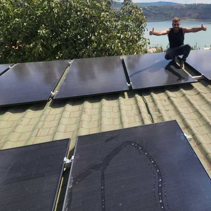 Große Leistung Solarkollektor 540 Watt 550w Monokristalline Solarkollektor Preis für Zuhause Dual Glass 108 Zellen