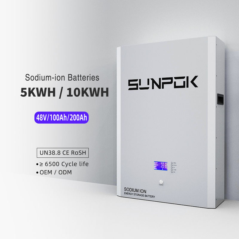 Deutsch Neue Natriumionenbatterie Solarenergie Speichersystem Na-Ionen BMS 48V Natriumionenbatterie