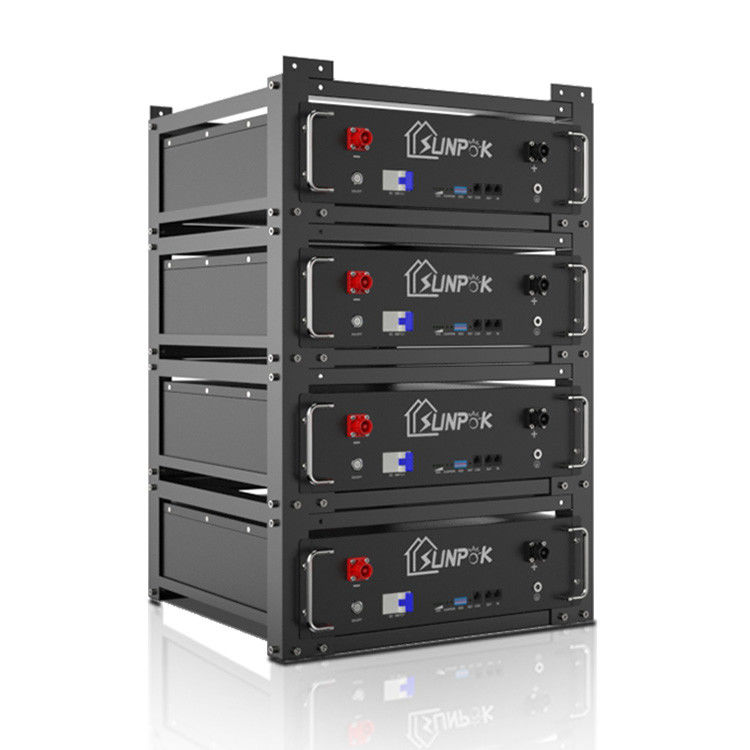 Rack Phosphatbatterie Typ Lithium Eisen 48V 100AH Solarzellen Zuhause Lithium Ion