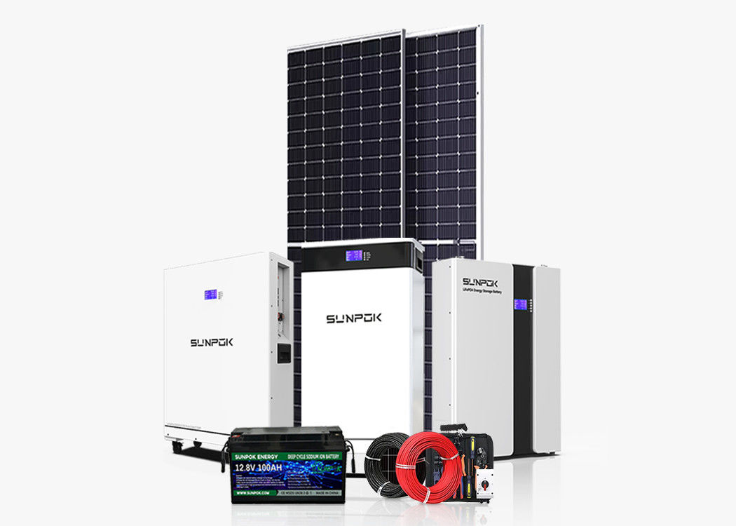10kw Offgrid Solarstromsystem für Zuhause 5kw 20kw 30kw Solarenergie Speichersystem