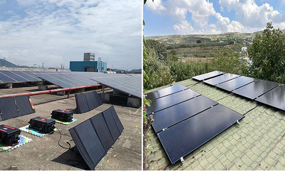 Solarenergiesystem ausgeschaltet mit 48v Lithiumbatterie 3kw 8kw 10kw Solarenergiesystem-Kit