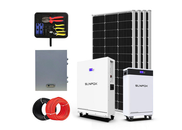 Solarenergiesystem für den gewerblichen Gebrauch 3kw 3000w 6kw 8kw 10kw On-Grid Hybridsystem Off-Grid Solarenergiesystem