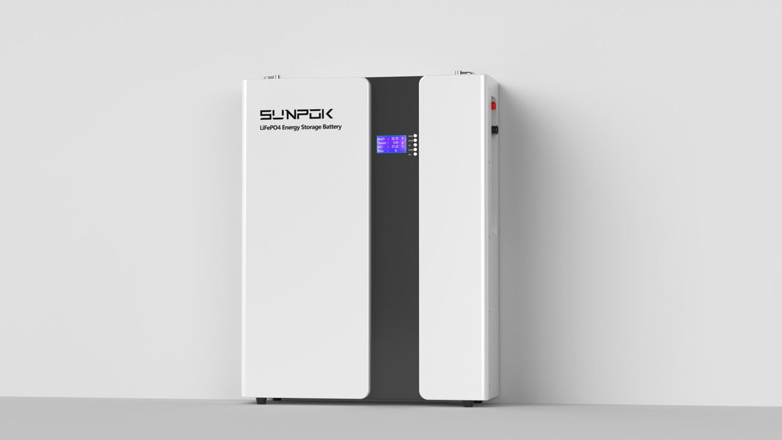 5kWh 100Ah 51.2V 48V 10kWh Powerwall Lifepo4 Lithium-Ionen-Solarbatterie Wandmontiertes Energiespeichersystem für Zuhause