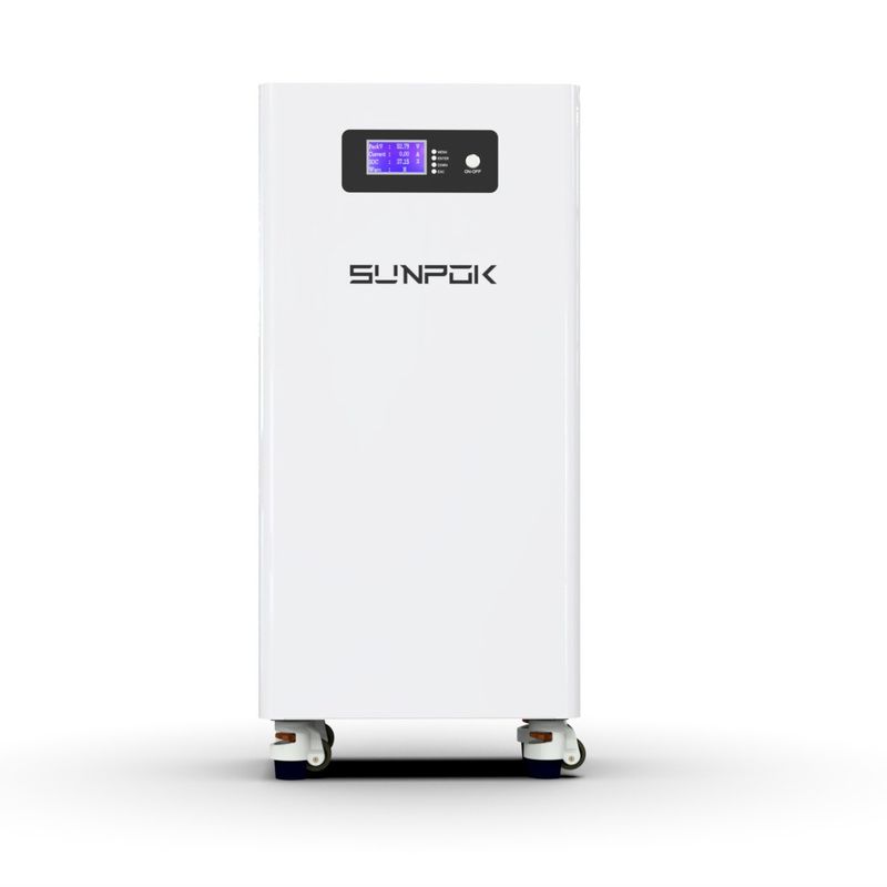Solarsystem Zuhause 15kwh Lithiumbatterie 48V 300Ah mit Rädern 51.2v 15kwh 30kwh Lithium-Energiespeicherbatterien für Zuhause