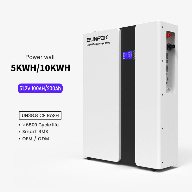 Home Lifepo4 Solar-Strom-Speicher-Batterie 200Ah 48V 10kWh Strom Wand Lithium-Ionen Lifepo4 Batterie mit dem besten Preis
