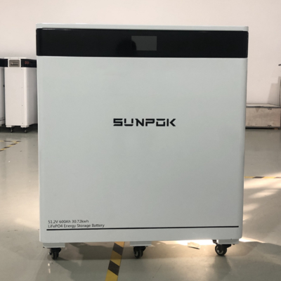 Bodenmontiertes Heimspeicher-Energiespeichersystem 30 kWh Lifepo4 Lithium-Solarbatterie 48V Energiespeicherbatterie